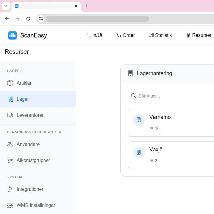ScanEasy WMS – lagersystem för 3PL-företag